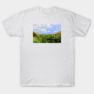 Chocolate hills  / Swiss Artwork Photography T-Shirt